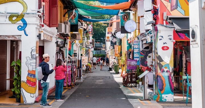 Haji Lane in Singapore