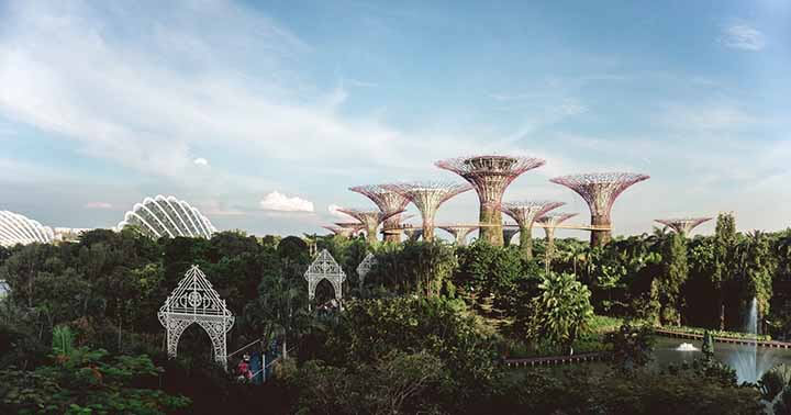 Gardens by the Bay in Singapore