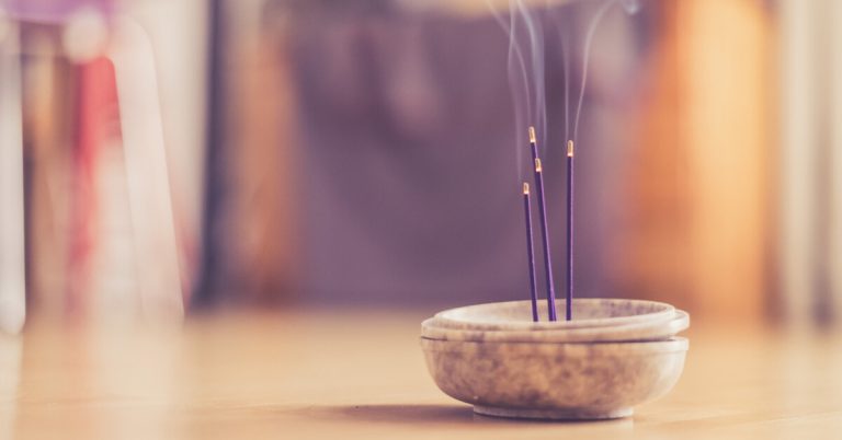 Burning incense sticks indoor can compromise home safety