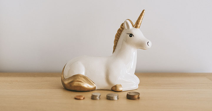 Savings bank in the form of Unicorn