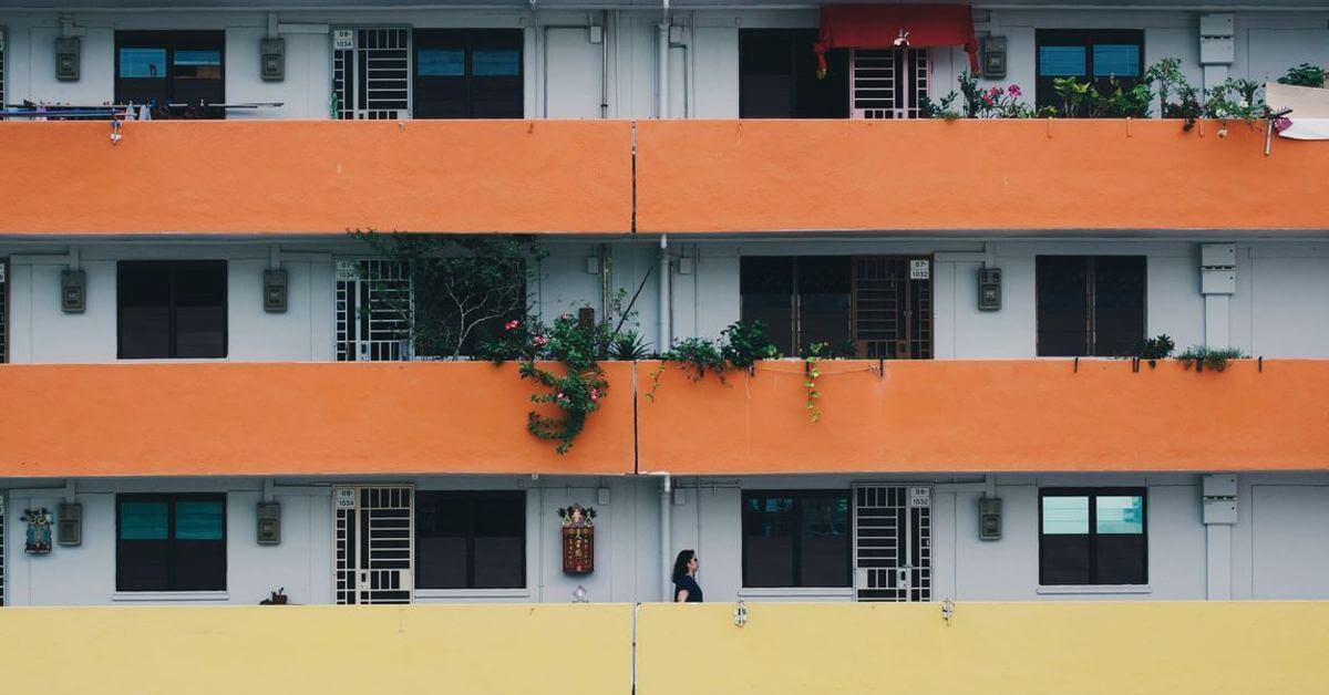 Old HDB flat in Singapore