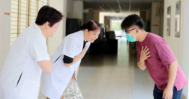 Coronavirus pandemic causes people to adopt to alternative way of greeting by placing their hand over their chest.