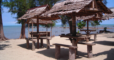 A lone beach at Bintan, Indonesia