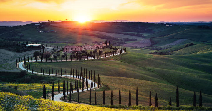 The Florentine countryside, Tuscany