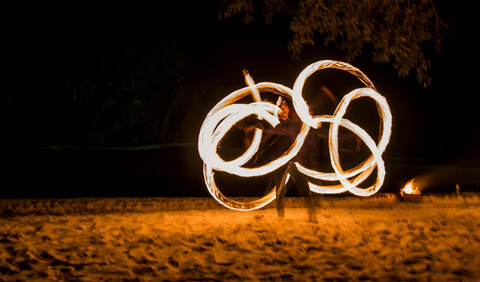 Fire show at Koh Lipe