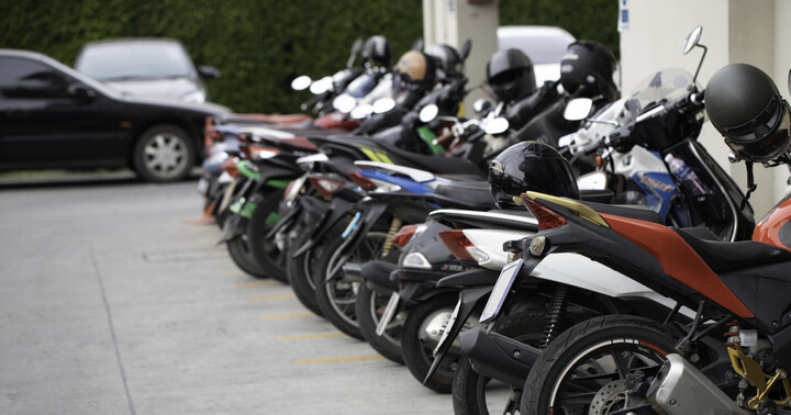 The basic cost of motorcycle differe between different types of motorcycles