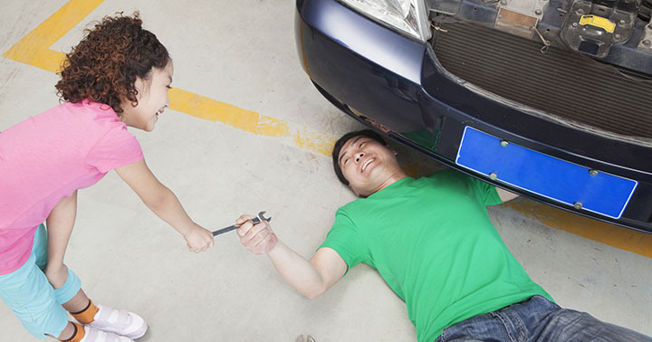 Family car routine maintenance