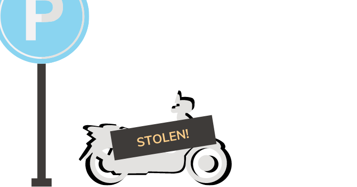 Stolen motorcycle