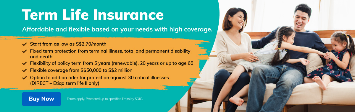 Tiq by Etiqa Term Life insurance