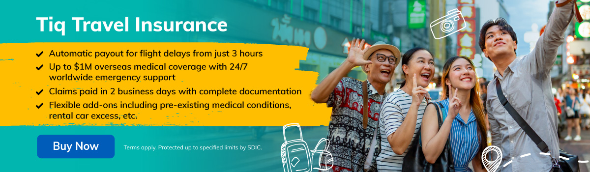 Tiq Travel Insurance benefits