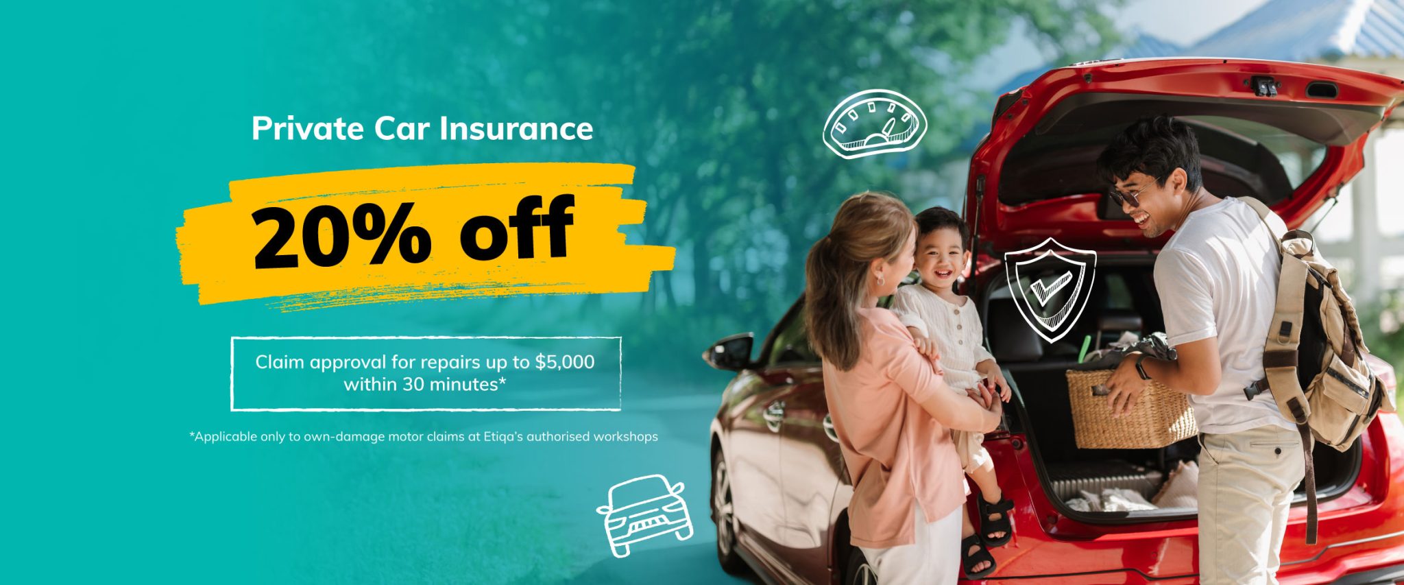Private Car Promo: 20% Off - Leading digital insurance company in ...